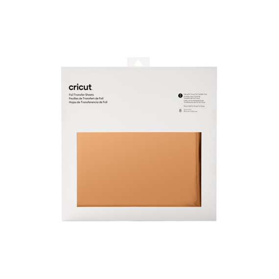 Feuilles de transfert Foil Cricut Rose Gold