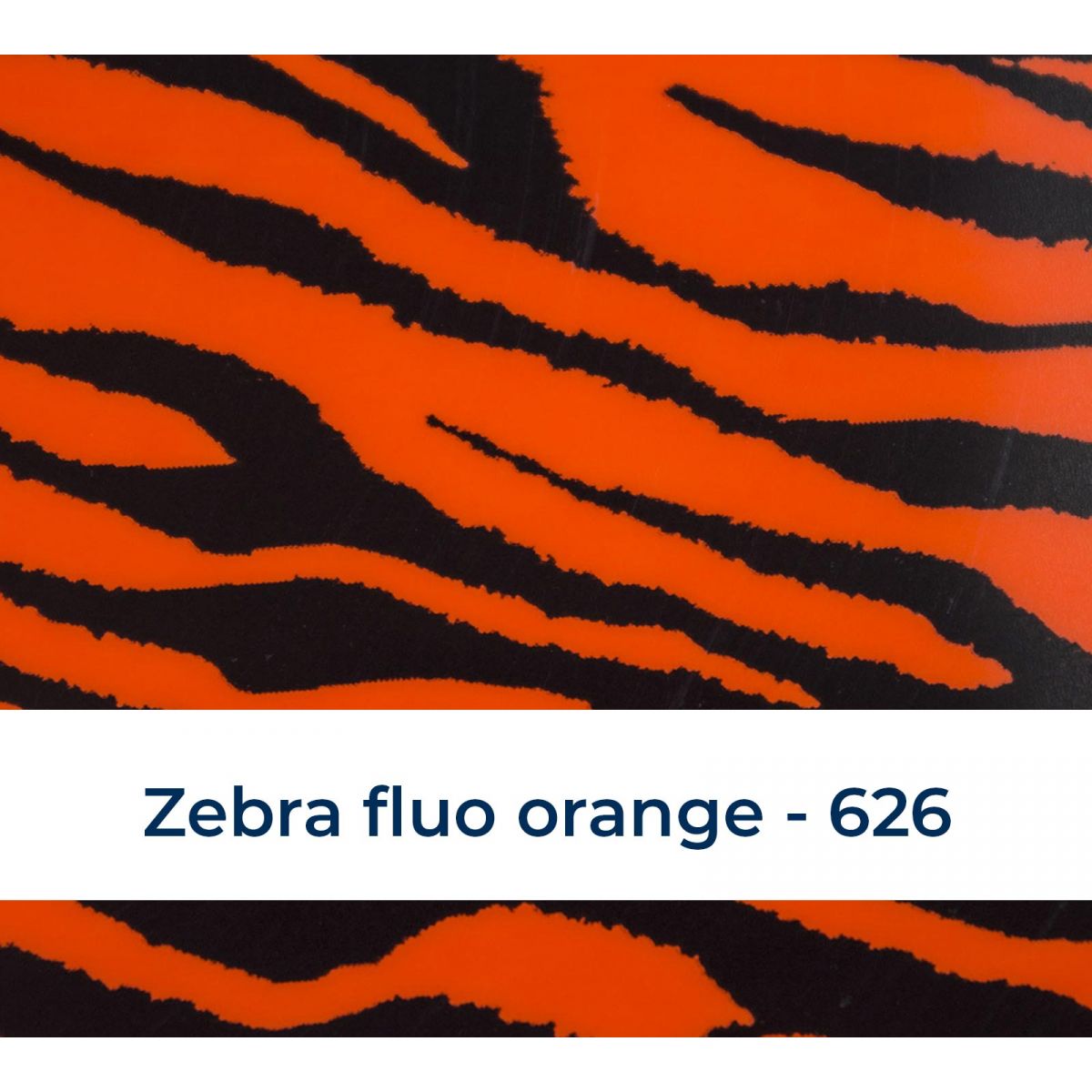 Fashion Zebra fluo orange 626