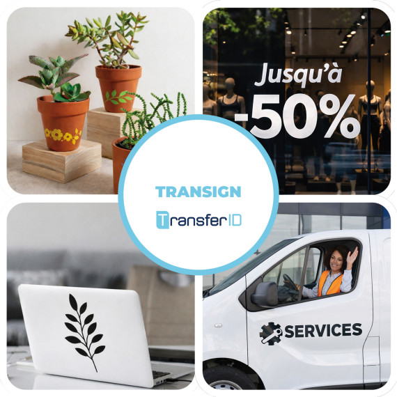 Produits sur différents supports Transign