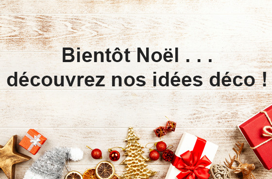 Bientôt Noël ... Découvrez nos idées déco !