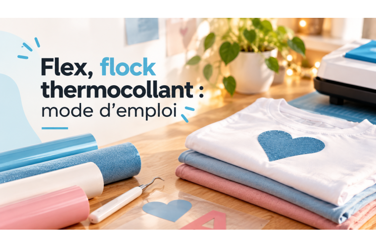 Flex et flock thermocollant : mode d'emploi et conseils de pose